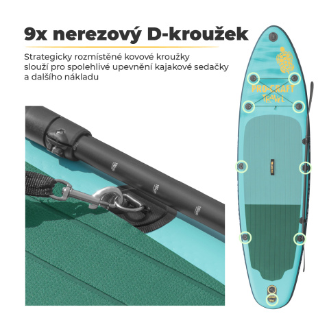 Paddleboard SET Procraft Travel SUP320 | SUP320